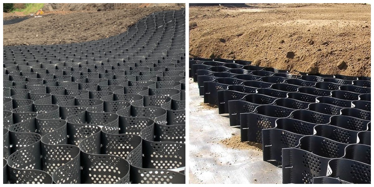 HDPE geocell for erosion control