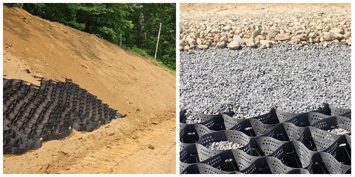 Geocell For Slope Protection 