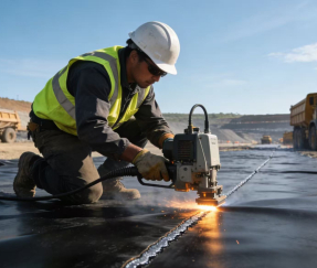 غشاء أرضي للحام