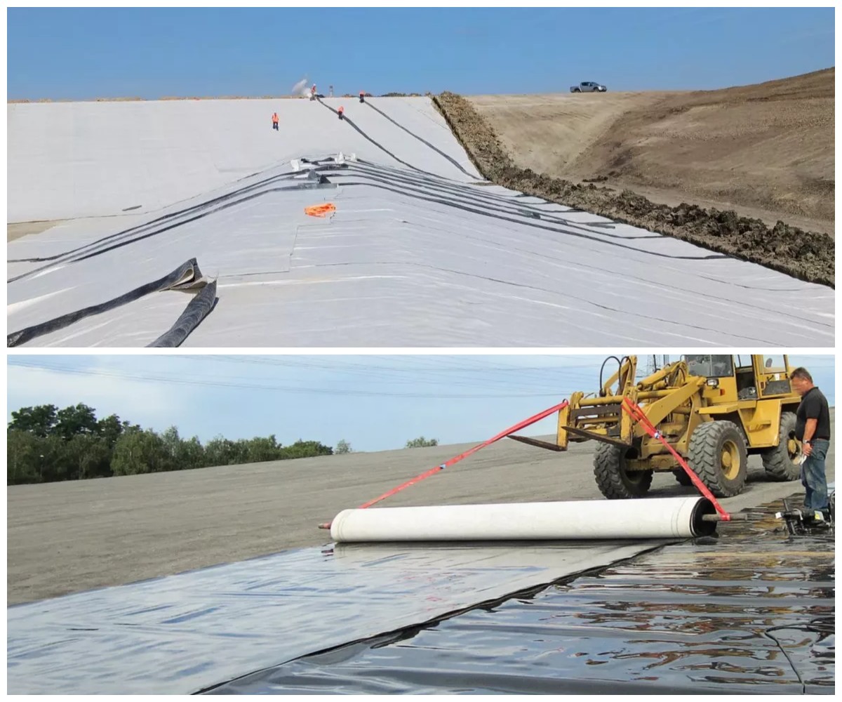 Mantas impermeabilizantes de bentonite