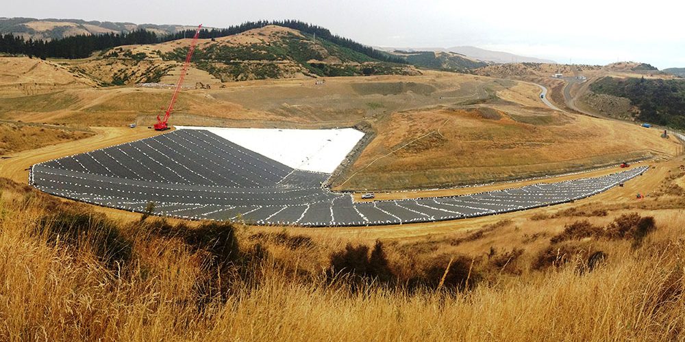 Geomembrana texturizada de PEAD