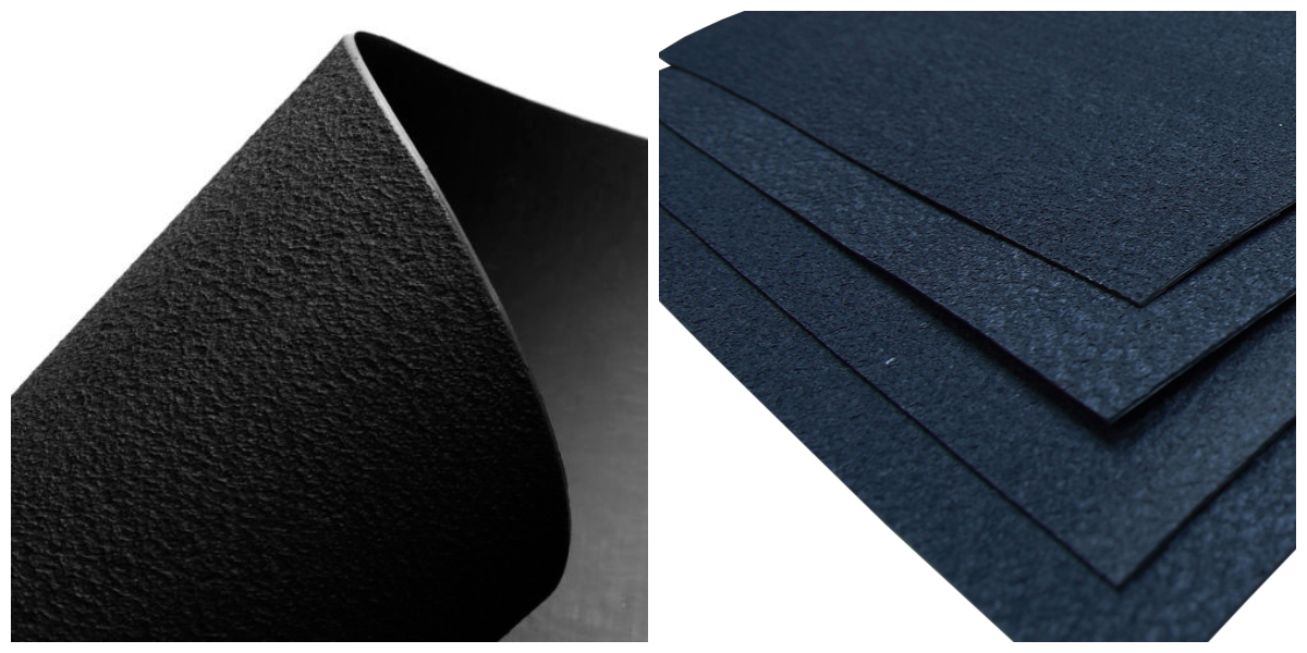 Geomembrana de PEAD de acordo com a norma ASTM