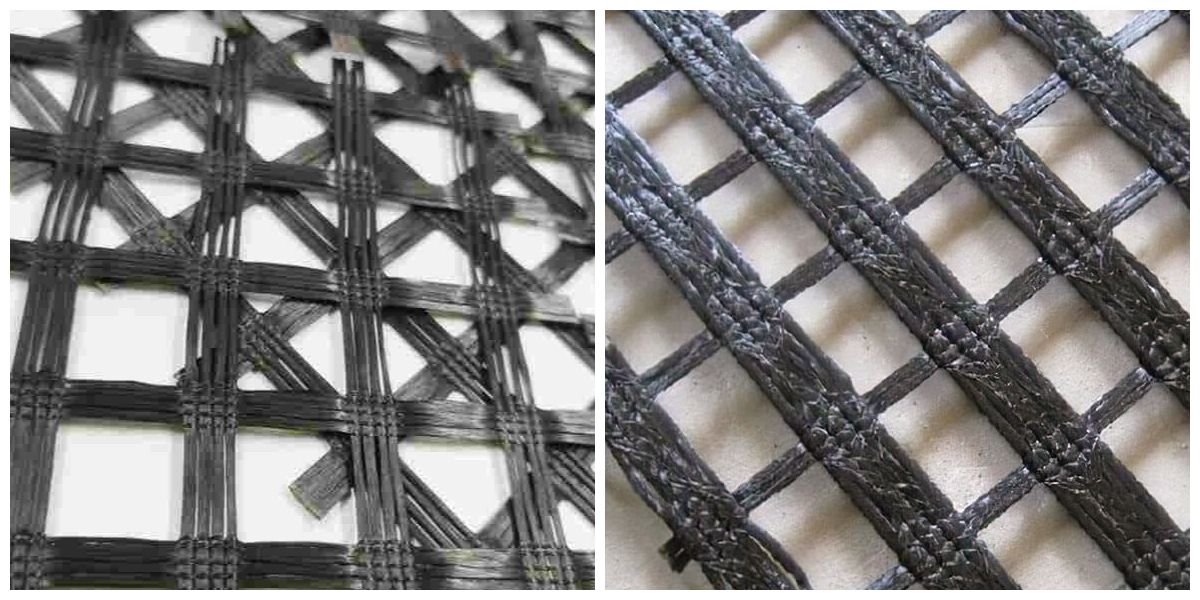 High strength PET geogrid for roil reinforcement