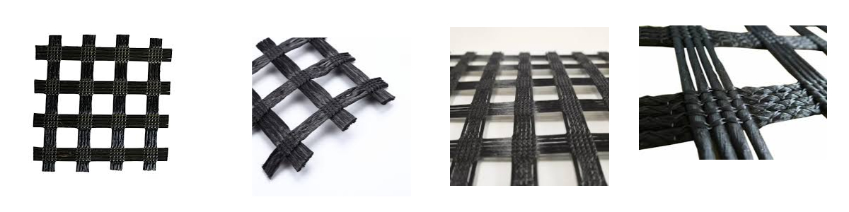 Lưới địa kỹ thuật đơn trục hai trục Polyester dùng cho tường chắn