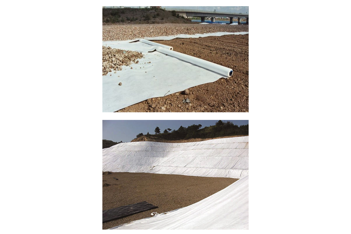 PP Staple Fiber Non-Woven Geotextile Fabric