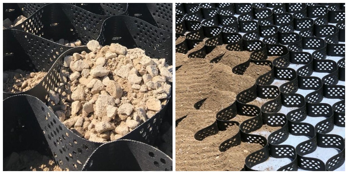 Geocell For Slope Protection 