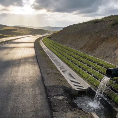 Drenagem do subleito da auto-estrada
