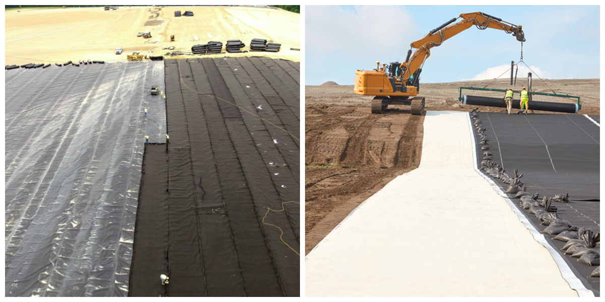 Lớp lót đất sét địa kỹ thuật tiêu chuẩn ASTM